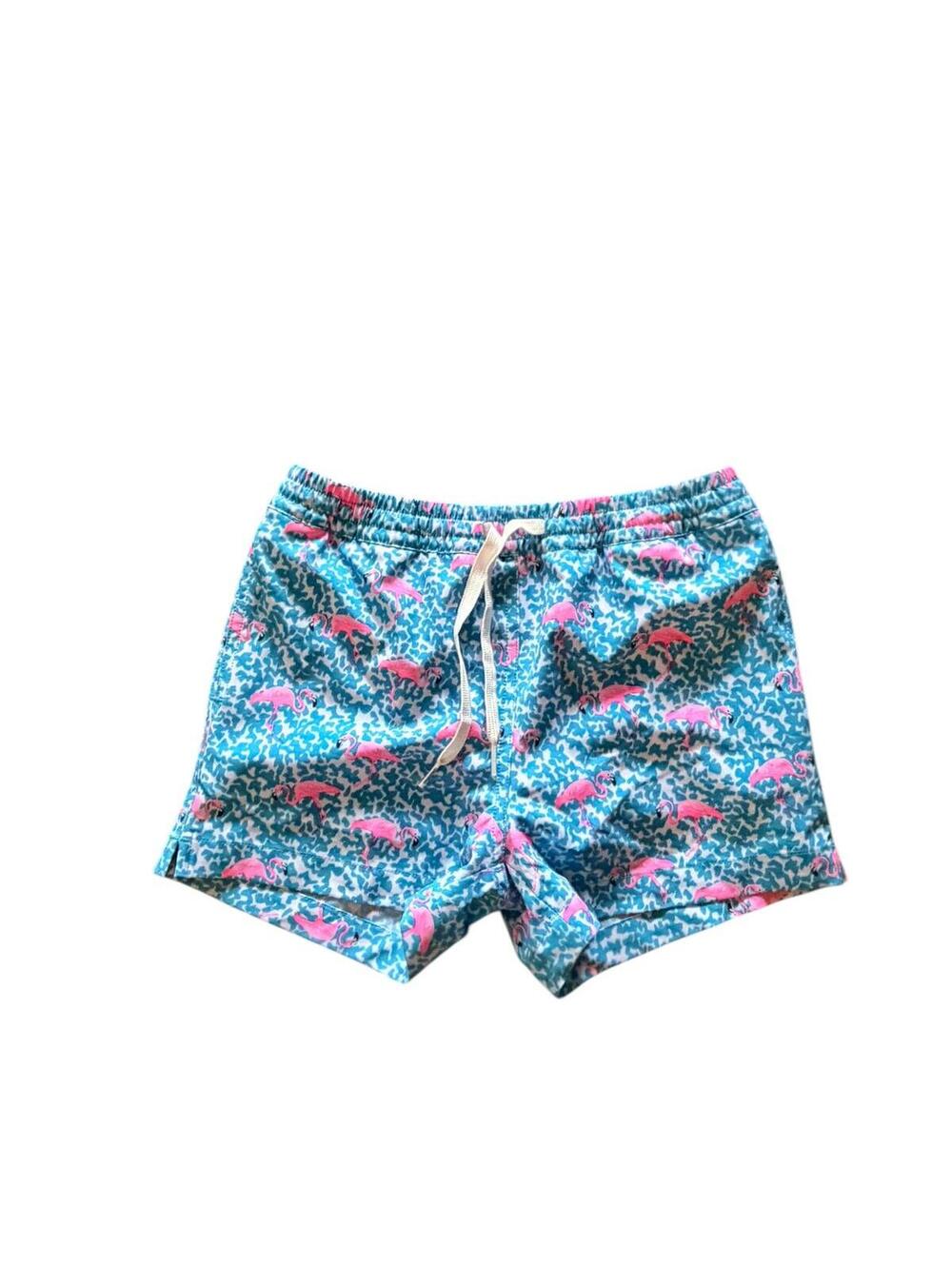Chubbies Big Boys Mingos Swim Trunks Size 8/9